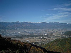 信州松本浅間温泉　ホテル玉の湯（玉之湯） 観光情報　長峰山からの安曇野の風景