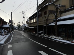 １２月１４日（日）７：３０現在の雪の状況