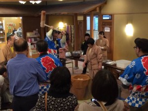 松本浅間温泉玉之湯　恒例　新春！餅つき大会