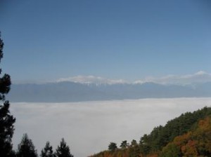 信州松本浅間温泉　ホテル玉の湯（玉之湯） 観光情報　芥子坊主展望台からの眺め