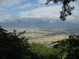 紅葉前の安曇野