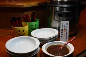 信州松本浅間温泉　玉の湯　朝のバイキングに『朝カレー』出ています